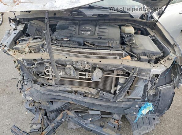 JN8AY2ND8J9052420 2018 NISSAN ARMADA Silver Widok naklejki z numerem VIN