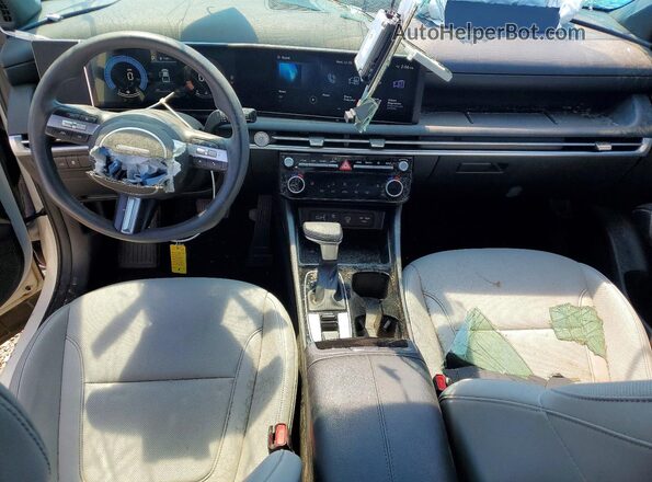 5NTJBDDE3SH137582 2025 HYUNDAI SANTA White Instrument cluster view
