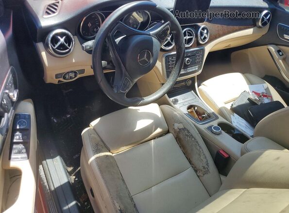 WDDSJ4EB3JN684138 2018 MERCEDES-BENZ CLA-CLASS Red ხელსაწყოთა პანელის ხედი