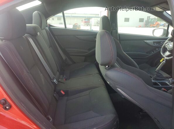 JF1VBAF67N9007439 2022 SUBARU WRX Красный Вид задней части салона