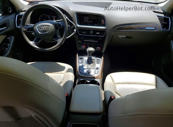 WA1L2AFP4GA119850 2016 AUDI Q5 Silver ხელსაწყოთა პანელის ხედი