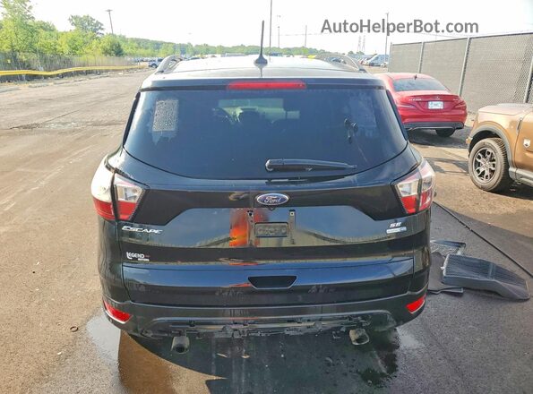 1FMCU9GDXJUB10770 2018 FORD ESCAPE Black Vista trasera