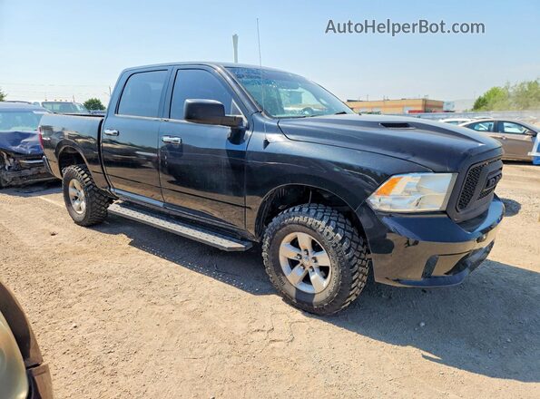 1C6RR7KT1KS545393 2019 RAM 1500 Black Widok z przodu