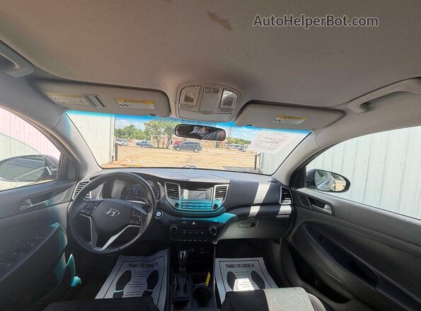 KM8J33A27GU111902 2016 HYUNDAI TUCSON Gray Widok tylnych siedzeń