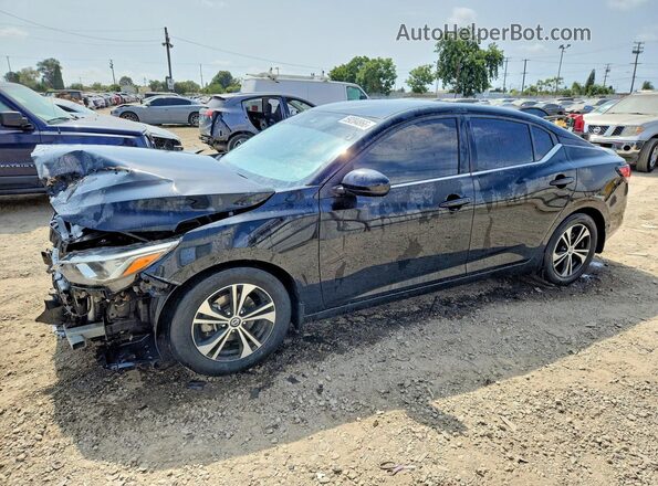 3N1AB8CV6NY293889 2022 NISSAN SENTRA Black Rear left