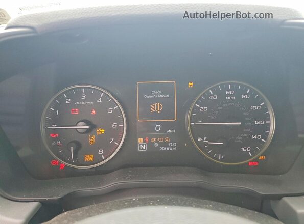 4S4GUHF61T3762586 2026 SUBARU CROSSTREK Silver უკანა სავარძლების ხედი