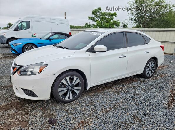 3N1AB7AP2KY317096 2019 NISSAN SENTRA White Rear left