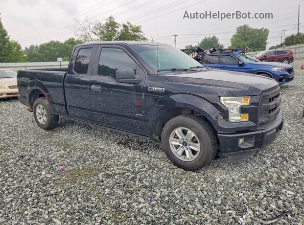 1FTEX1CP7GFB43437 2016 FORD F150 Black Vista frontal