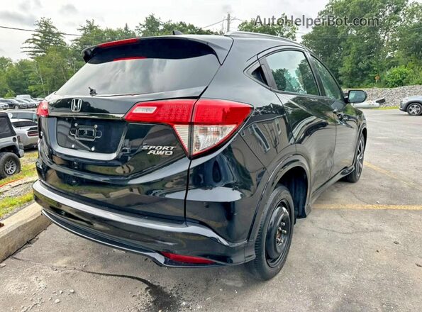 3CZRU6H19KG712947 2019 HONDA HR-V Black Передня права чверть