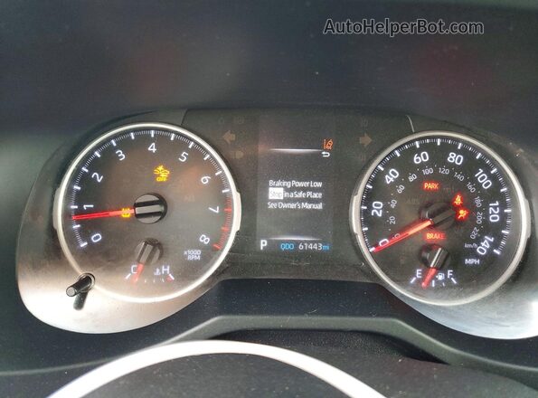 JTMH1RFV4KD511908 2019 TOYOTA RAV4 White Vista de los asientos traseros