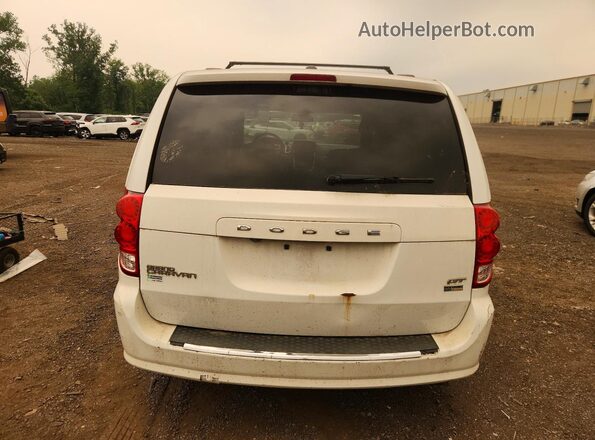 2C4RDGEG7JR324564 2018 DODGE GRAND White Widok wnętrza z przodu