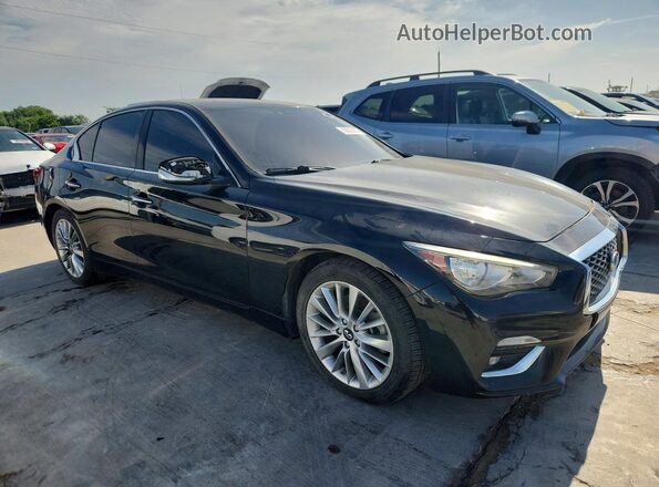JN1EV7AP8KM517654 2019 INFINITI Q50 Black Front view