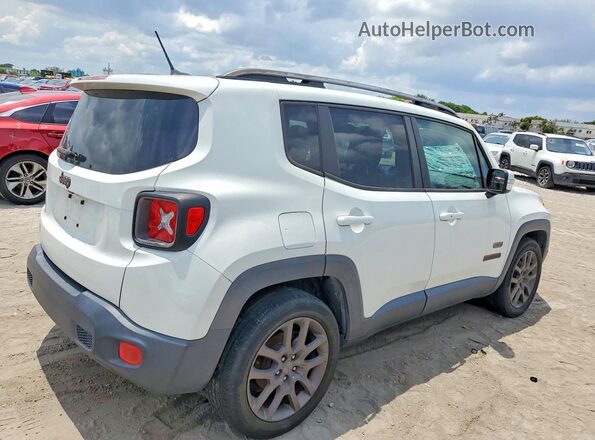 ZACCJABT2GPD02952 2016 JEEP RENEGADE White წინა მარჯვენა