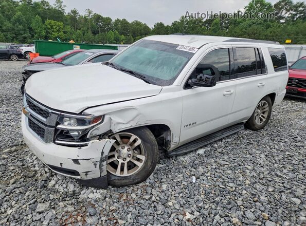 1GNSCAKC7HR309167 2017 CHEVROLET TAHOE White Rear left