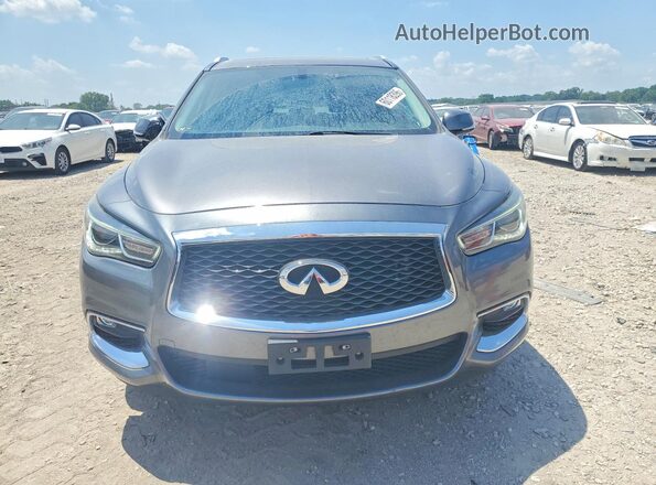5N1DL0MM2HC501998 2017 INFINITI QX60 Gray უკანა ხედი