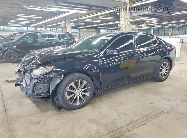19UUB1F38GA005214 2016 ACURA TLX Черный Задняя левая четверть