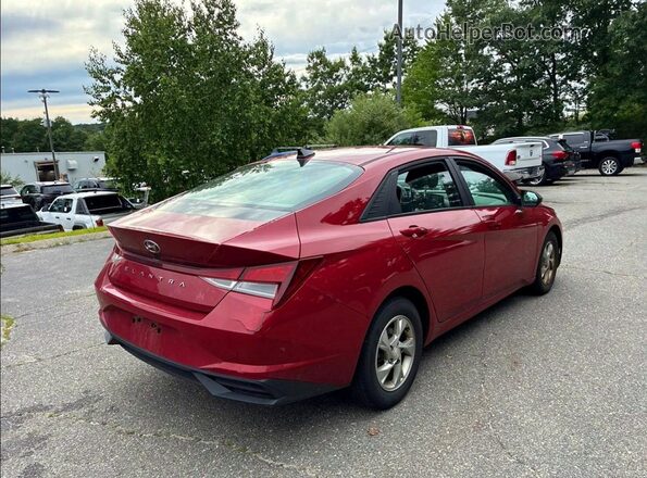 KMHLL4AG5PU436798 2023 HYUNDAI ELANTRA Red წინა ხედი