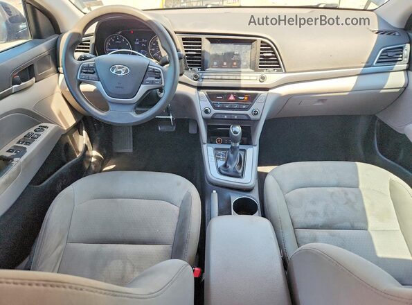 5NPD84LF6HH001461 2017 HYUNDAI ELANTRA Черный Вид щитка приборов