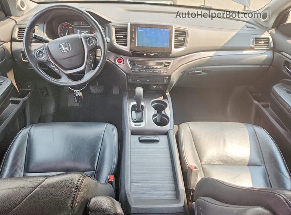5FNYF6H85GB055232 2016 HONDA PILOT Черный Вид щитка приборов