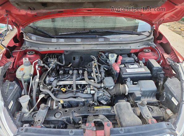 3N1CP5CU9KL565795 2019 NISSAN KICKS Red Vista del compartimento del motor
