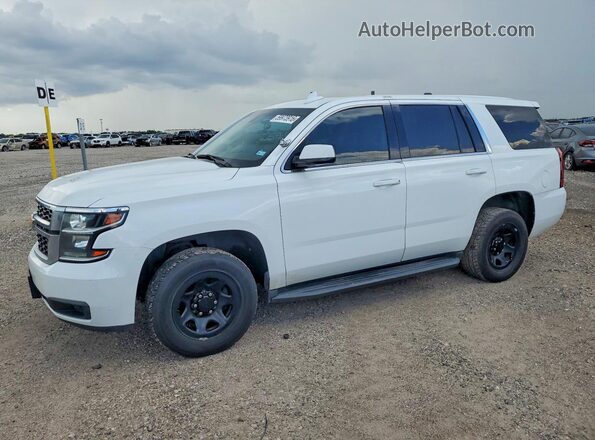 1GNLCDECXKR272656 2019 CHEVROLET TAHOE Белый Задняя левая четверть