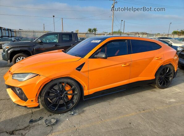 ZPBUA1ZL2NLA21237 2022 LAMBORGHINI URUS Оранжевый Задняя левая четверть