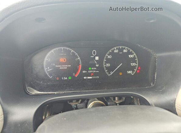 3CZRZ2H3XRM760299 2024 HONDA HR-V Gray Vista del cuadro de instrumentos