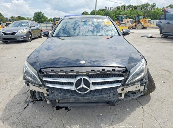 55SWF4KB0GU142213 2016 MERCEDES-BENZ C Черный Вид спереди