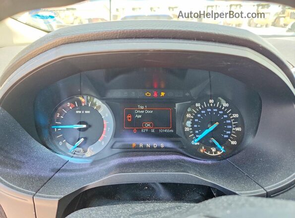 2FMPK3G93HBC07406 2017 FORD EDGE Gray Вид задніх сидінь