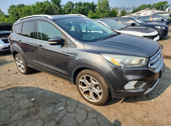 1FMCU9J99HUA02123 2017 FORD ESCAPE Gray Vista frontal