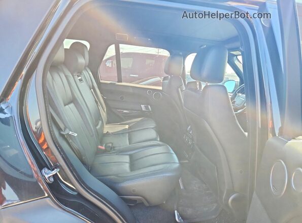 SALGR2KF9GA265806 2016 LAND ROVER RANGE Black Вид задньої частини салону