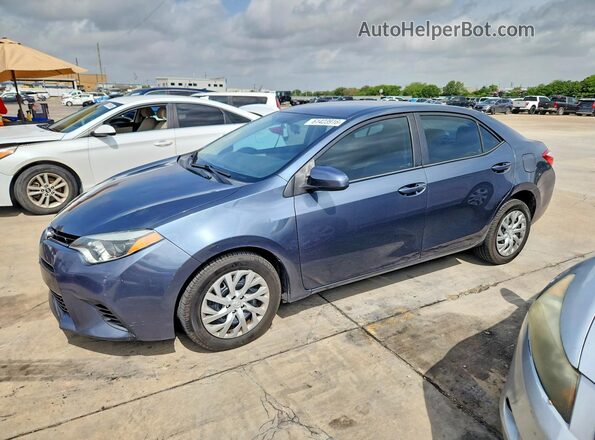 2T1BURHE1GC637920 2016 TOYOTA COROLLA Синий Задняя левая четверть