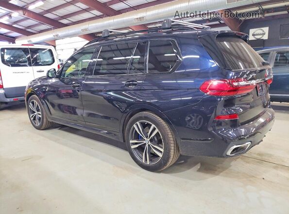 5UXCX4C55KLS37056 2019 BMW X7 Blue უკანა მარჯვენა