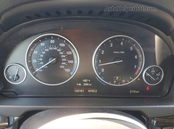 5UXKR2C53G0U17493 2016 BMW X5 White Vista de los asientos traseros