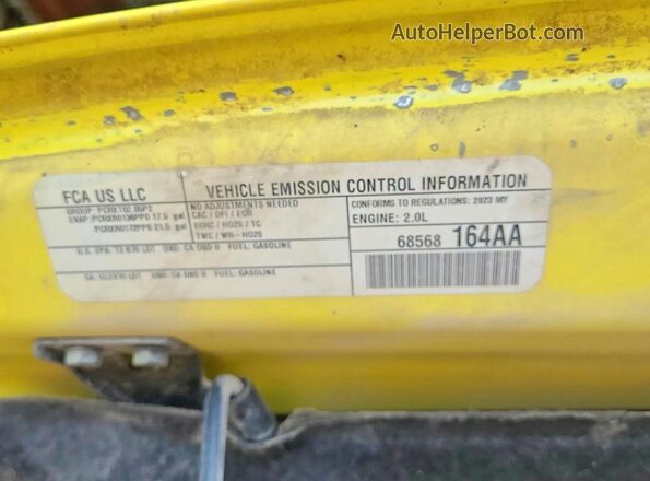 1C4HJXKN3PW611892 2023 JEEP WRANGLER Yellow Rear seats view