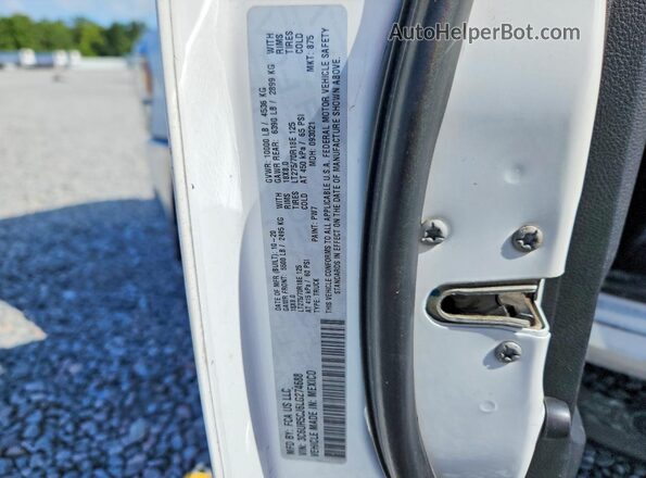 3C6UR5CJ6LG274688 2020 RAM 2500 White VIN sticker view