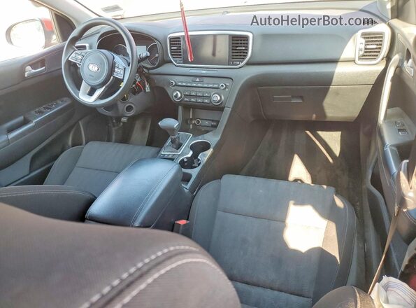 KNDPMCAC5M7901701 2021 KIA SPORTAGE Red Instrument cluster view