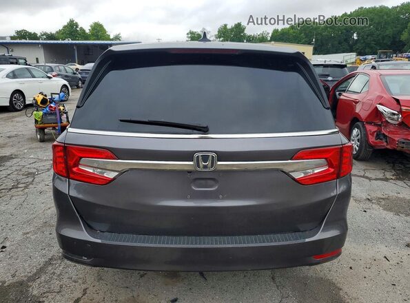 5FNRL6H56JB033217 2018 HONDA ODYSSEY Gray Widok wnętrza z przodu
