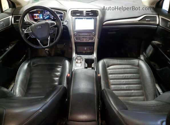 3FA6P0HD7JR154354 2018 FORD FUSION Red Vista del cuadro de instrumentos
