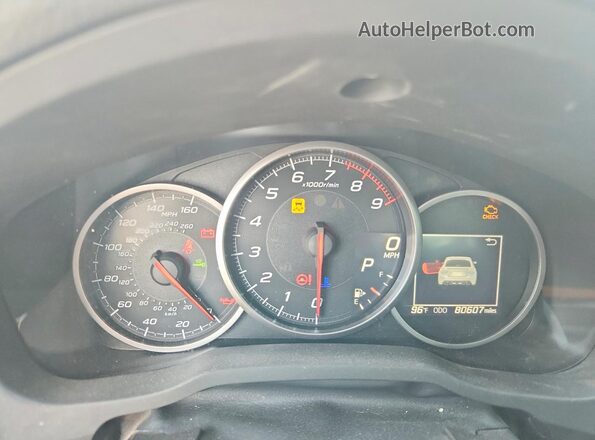 JF1ZCAC18H8606352 2017 SUBARU BRZ Белый Вид задних сидений