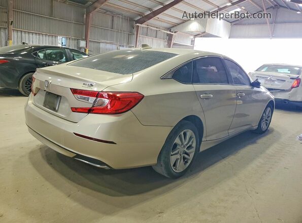 1HGCV1F13JA123924 2018 HONDA ACCORD Золотой Передняя правая четверть