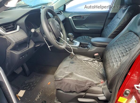 JTMH1RFV1KJ009634 2019 TOYOTA RAV4 Красный Вид панели приборов