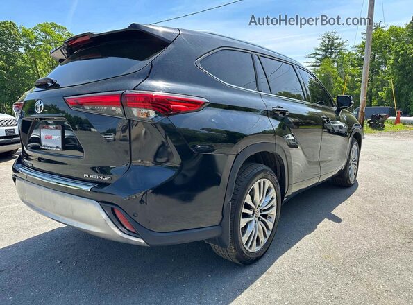 5TDKDRAH8PS508181 2023 TOYOTA HIGHLANDER Black Front right