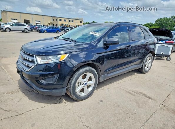 2FMPK4G98HBB61609 2017 FORD EDGE Black Задня ліва чверть