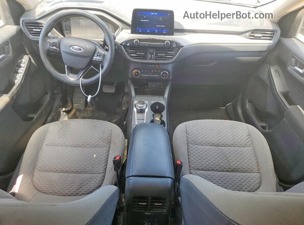 1FMCU9G62LUC15033 2020 FORD ESCAPE Teal Dashboard view