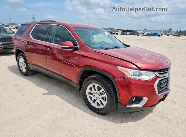1GNERGKW5JJ273153 2018 CHEVROLET TRAVERSE Темно-бордовый Вид спереди