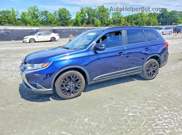 JA4AD3A3XJZ022565 2018 MITSUBISHI OUTLANDER Blue Tył lewy
