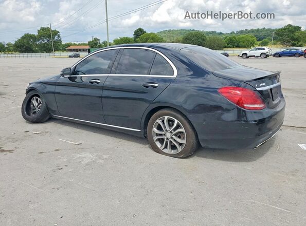 55SWF4KB0GU142213 2016 MERCEDES-BENZ C Черный Задняя левая четверть