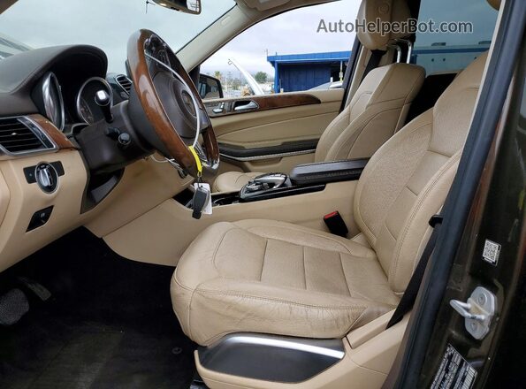 4JGDF7DE0HA838271 2017 MERCEDES-BENZ GLS-CLASS Brown Առջևի վահանակի տեսք