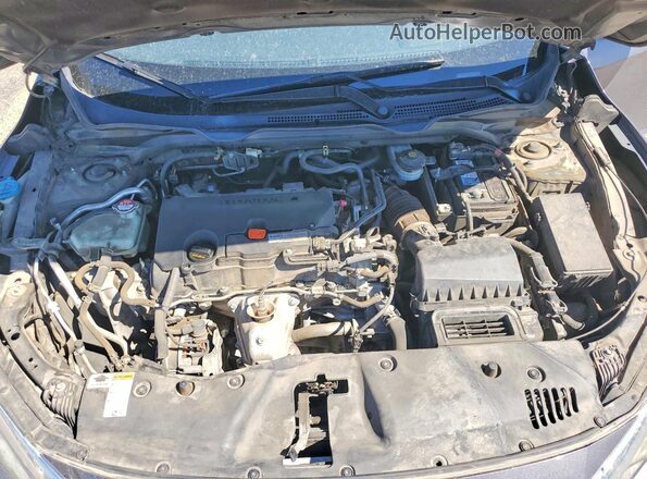 2HGFC2F56JH513008 2018 HONDA CIVIC Gray Vista del compartimento del motor